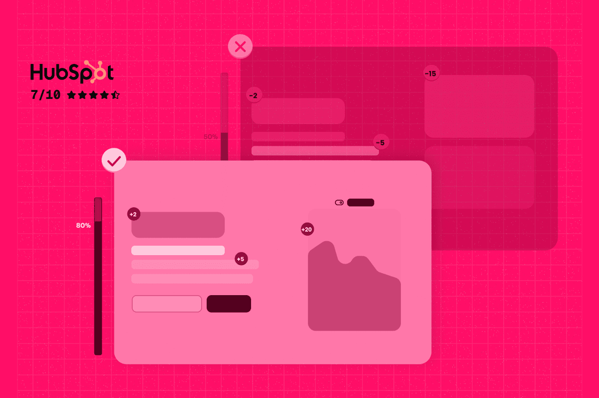 A mockup with all the tactics to boost conversions