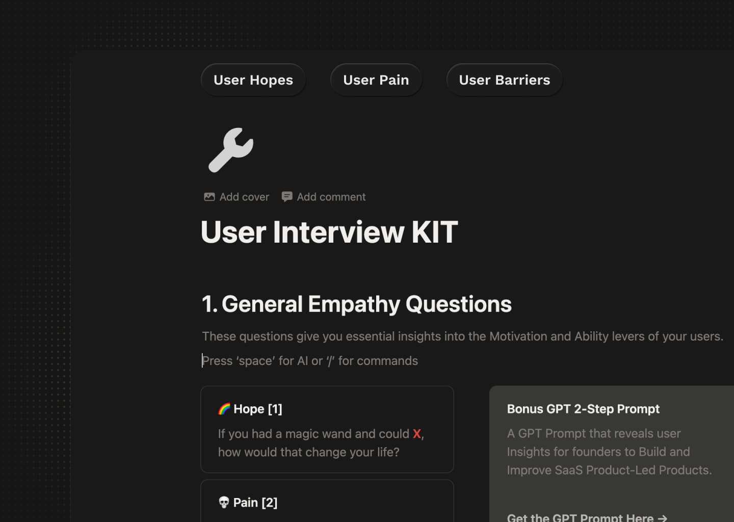 User Interview KIT